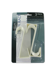 3 Pack over-the-door-hook rack