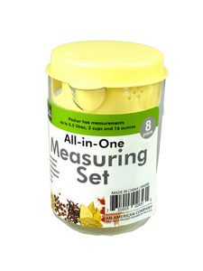 8 Pack measuring set (assorted colors)
