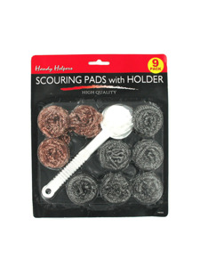 Scouring pads with older