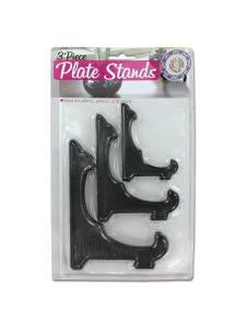3 Pack plastic plate stands