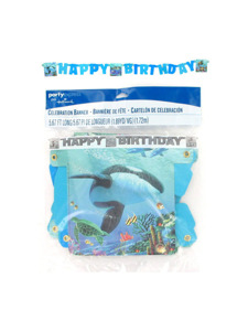 ocean adventure 5.67 ft banner