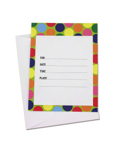 monkey around 8 pack invitations