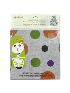 Halloween themed gift wrap kit