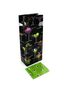 ghouly drink bottle gift bag with tissue wrap