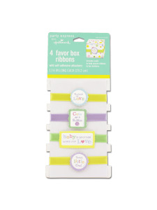 baby party accessories 4 favor box ribbons with attachers
