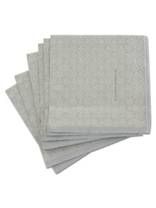 16pk. elegant pearl napkins