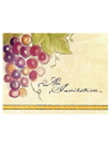 Invitations with Italian pottery design