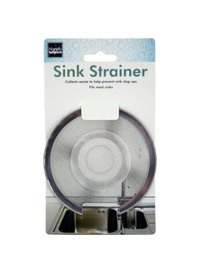 Mesh sink strainer