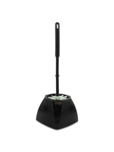 Toilet bowl scrubber and storage cup
