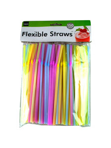 Neon party straws