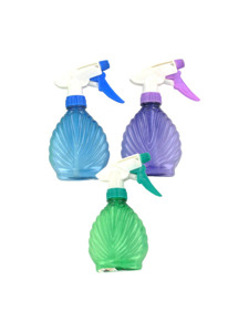 colored shell shaped spray bottle