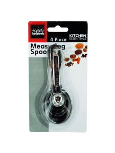 Metal measuring spoon set