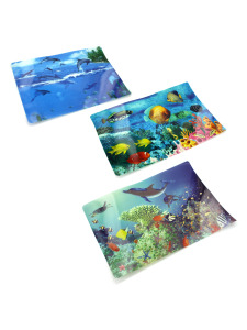 Bright butterfly plastic placemat