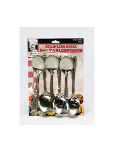 Stainless steel spoons (set of 6)
