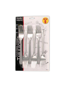 Stainless steel dinner forks (set of 6)