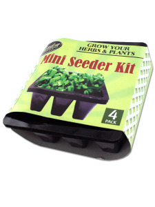 4 Pack miniature seeder kit
