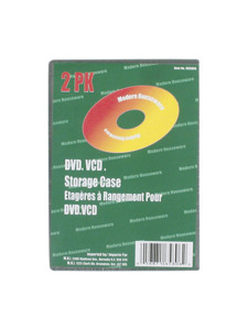 2 pack dvd/vcd storage cases