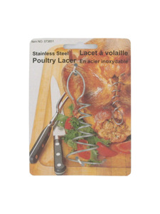 stainless steel poultry lacer