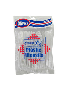 Plastic kitchen cutlery