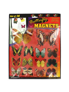 14 pc butterfly magnets