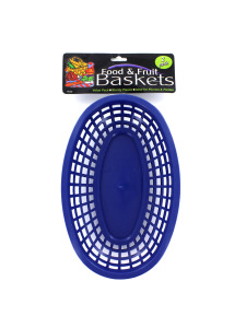 Oval food basket