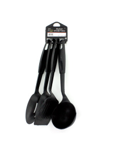 Set of four kitchen tools with hanger