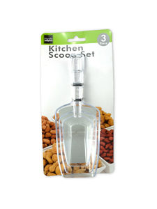 Plastic kitchen scoops