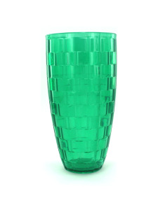 Hard plastic tumbler, purple