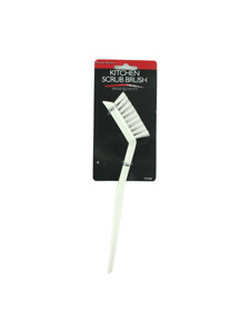 Angled kitchen scrub brush