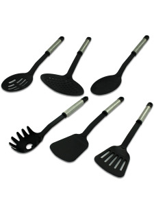 6 Piece assorted metal kitchen tools