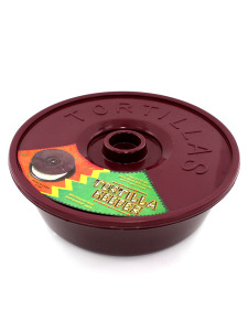 Tortilla keeper with lid