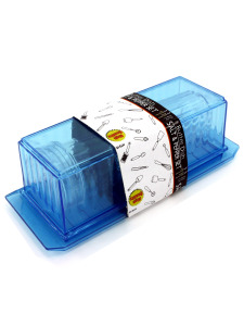 Butter dish with salt & pepper duo