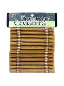 Bamboo coasters