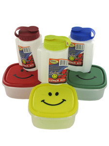 Happy face lunch kit