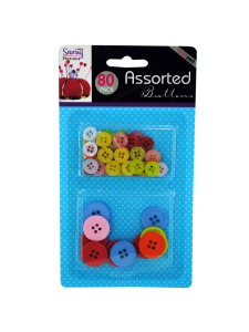 85 Pack colored button set