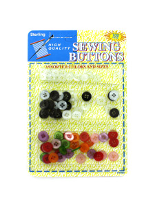 Sewing buttons