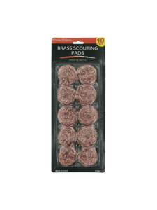 Brass scouring pads (set of 10)
