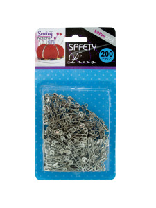 Standard size safety pins