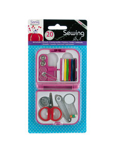Compact miniature sewing kit