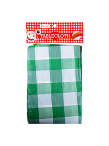 Durable plastic tablecloth