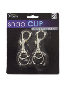 Snap clip key chains