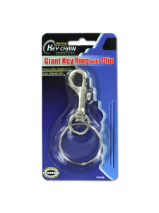Giant key ring with clip
