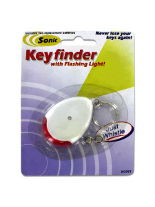 Sonic sound key chain finder with flashing light