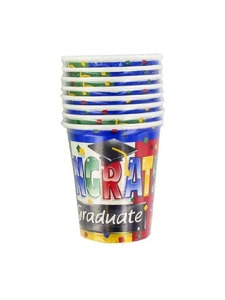 hot and cold cups 8 count 9oz colorful