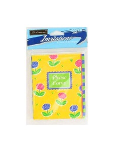 flower invites 8pk 892