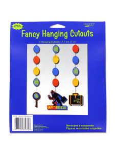 fancy hanging cutouts 3 hanging cutouts per pack 7 in l
