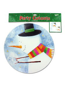 cutouts asst snowman