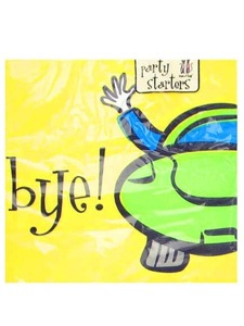 16 large going away napkins