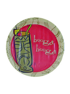 8pc tiki plate 6 3/4 inches