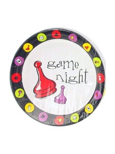 8 6.75 inch game night party plates